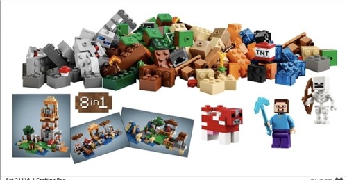 Lego minecraft crafting - lego, box